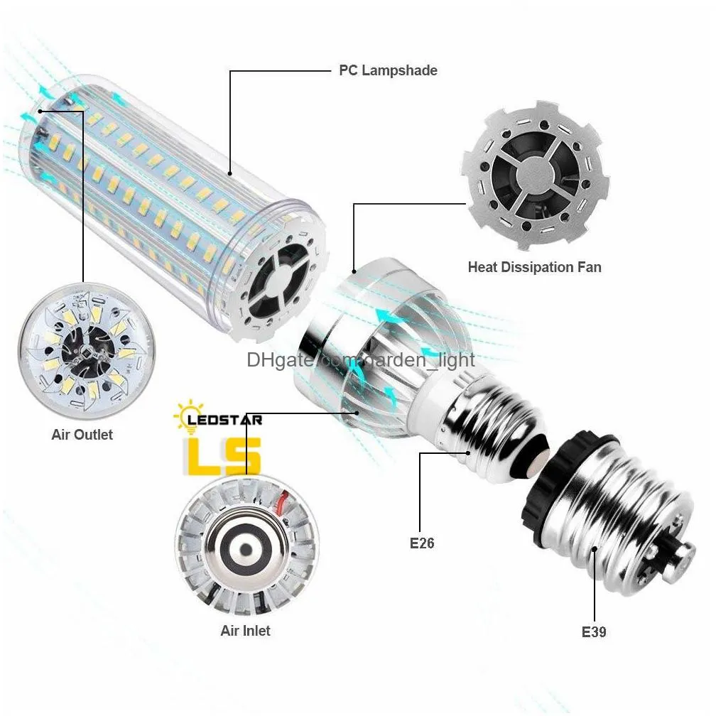 mogul e39 50w led corn lights super lumens e26 led bulbs lights 360 degree 360 degree light for warehouse lighting