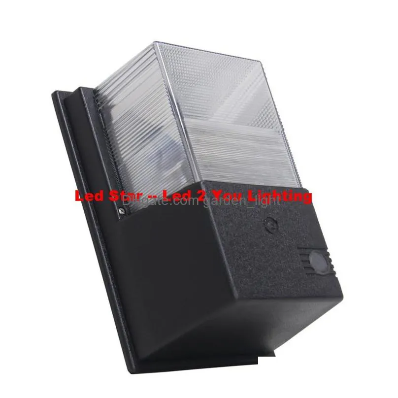 p o sensor led wall lamps 10w 20w 30w high lumens outdoor wall pack lights waterproof outdoor lights ac 110240v dlc