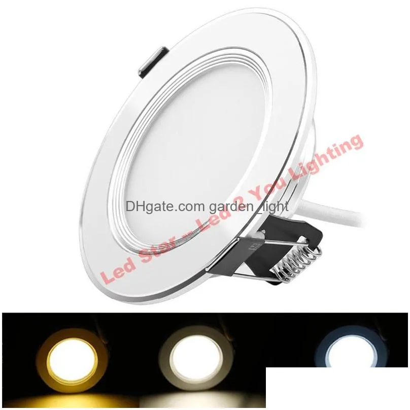 3 colors in 1 lamp led panel lights 3w 5w 7w 9w 12w ultra thin led ceiling panel lights drivers ac 110240v3912112
