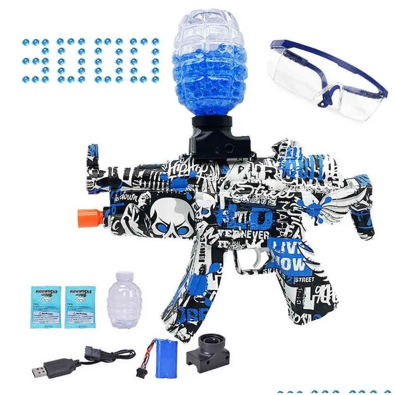 gun toys deal mp5 gel blaster plastic pistol with 15000 hydrogel balls gel gun blaster outdoor shooting game guns for children gift