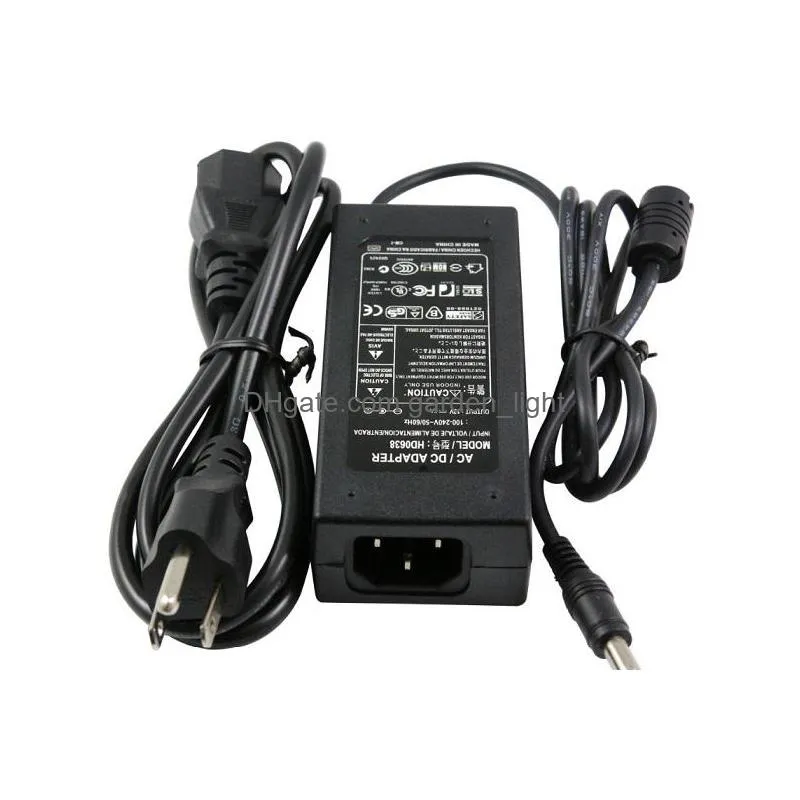12v 6a ac/dc transformers adapter charge for high bright 72w 12v led strips add 1.2m with eu/uk/au/us plug