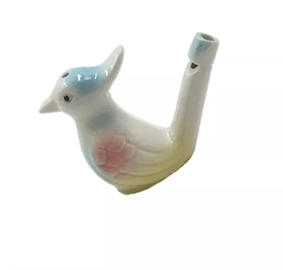 Wholesale Dropship New Arrival Water Bird Whistle Clay Bird Ceramic Glazed Bird Whistle-peacock Birds 0110