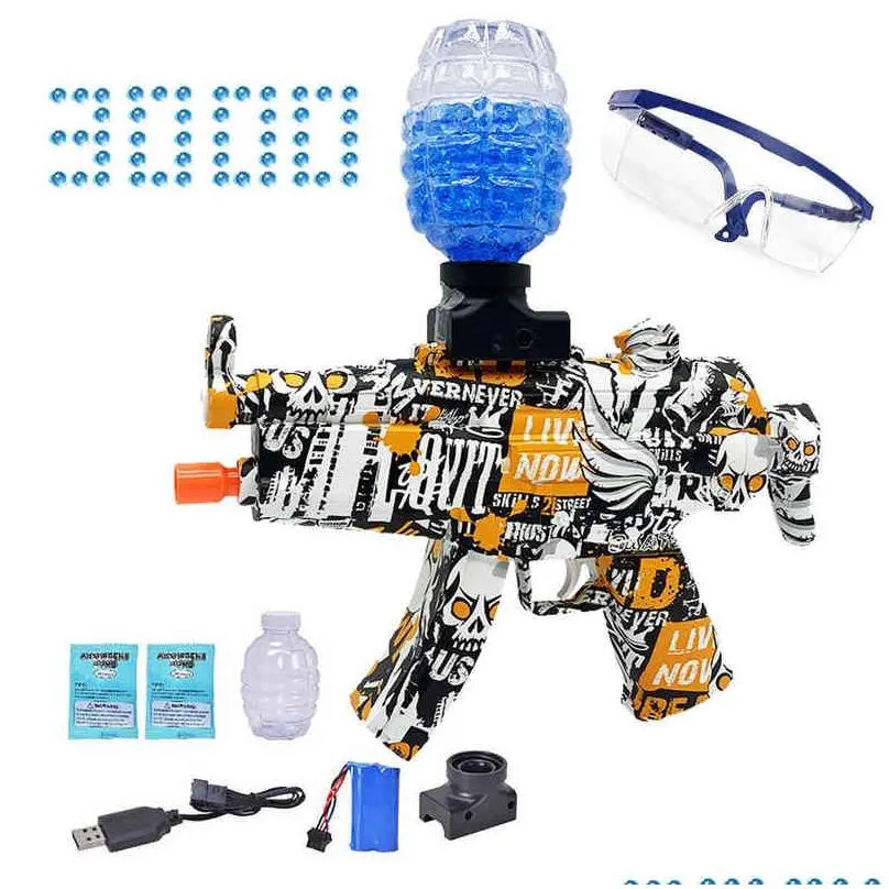 gun toys deal mp5 gel blaster plastic pistol with 15000 hydrogel balls gel gun blaster outdoor shooting game guns for children gift