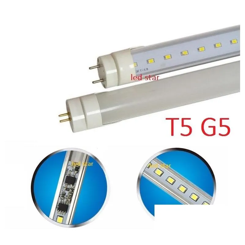 bi pin g5 base t5 led tubes light 2ft 3ft 4ft led tubes with design builtin power supply ac 110265v easy installation