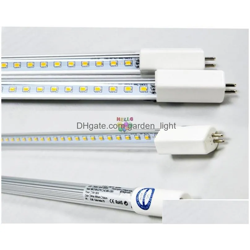 bi pin g5 base t5 led tubes light 2ft 3ft 4ft led tubes with design builtin power supply ac 110265v easy installation