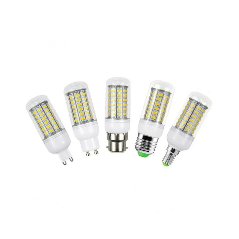 smd5730 led light bulbs gu10 e27 e14 b22 g9 led corn lights 7w 12w 15w 18w led spot lights 360 degree ac 85265v