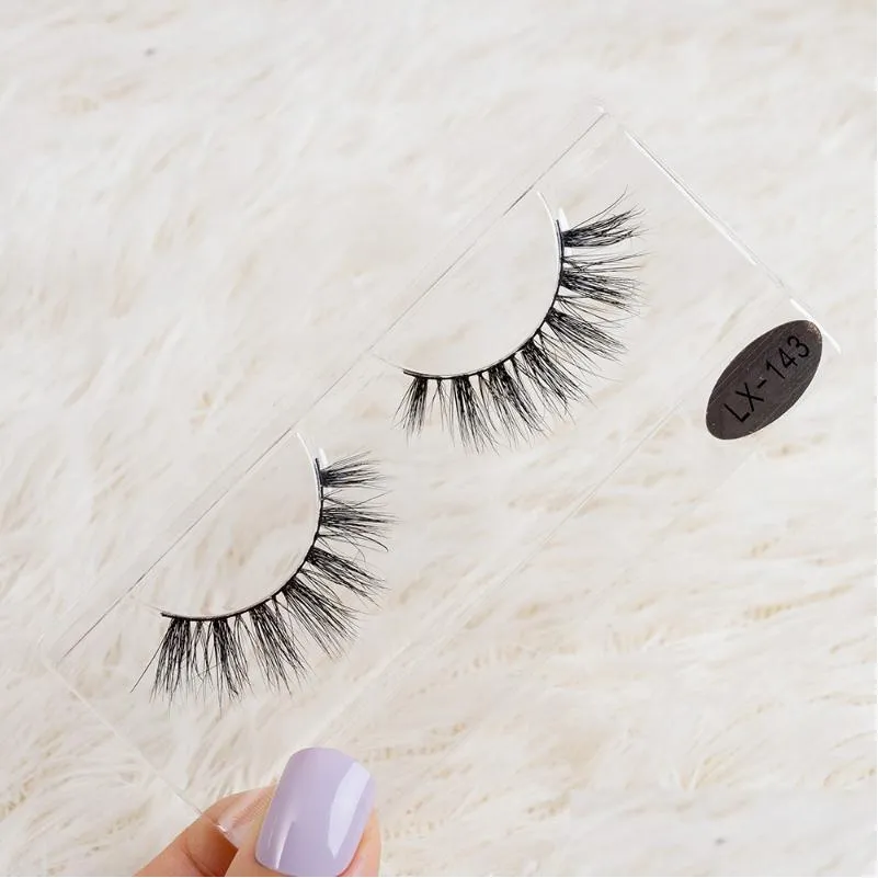 false eyelashes 20mm mink long lasting lashes natural dramatic volume extension thick 3d