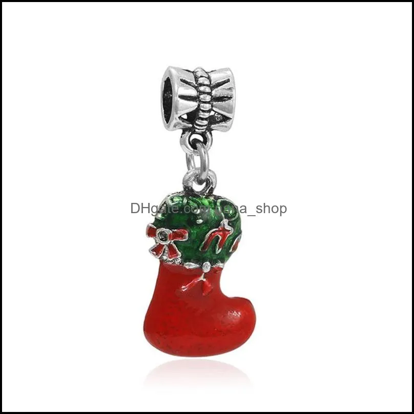 alloy charms christmas snowman days skull loose beads fit original charm bracelet necklace diy jewelry