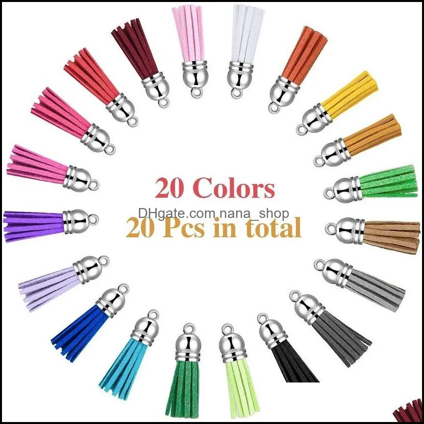 100pcs acrylic keychain blanks transparent discs colourful leather tassel pendant keyrings for diy crafts jewelry dhs