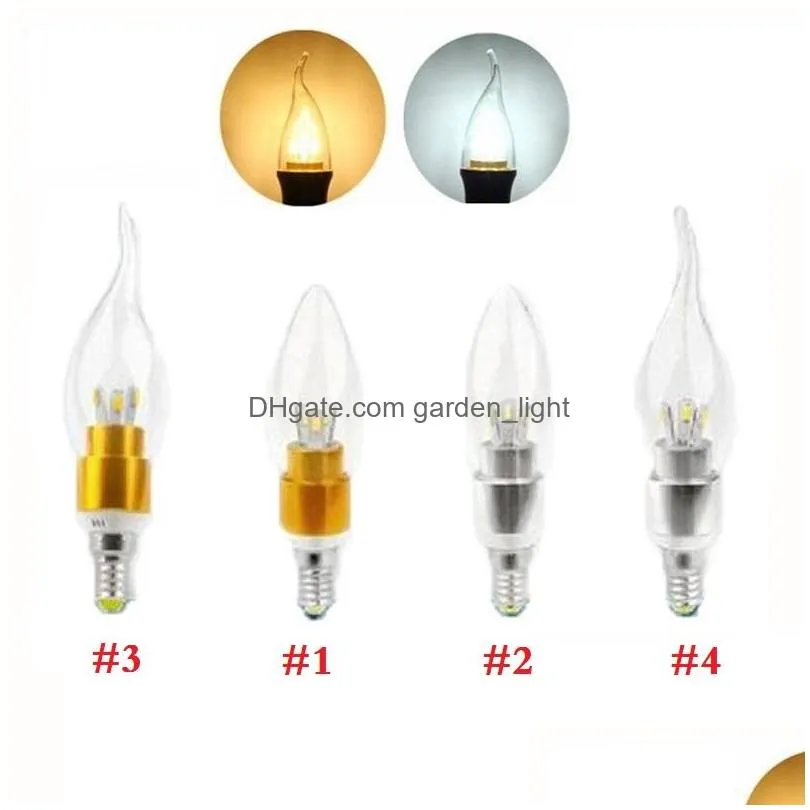 high power 5w led candle bulb e14 e12 e27 85265v led chandelier led light lamp bulbs lighting spotlight downlight
