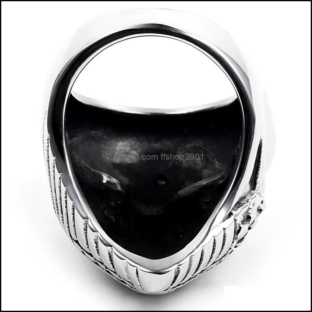  stainless steel biker rings american flag mask skull skeleton mens biker rings for men s fashion jewelry 2 colors