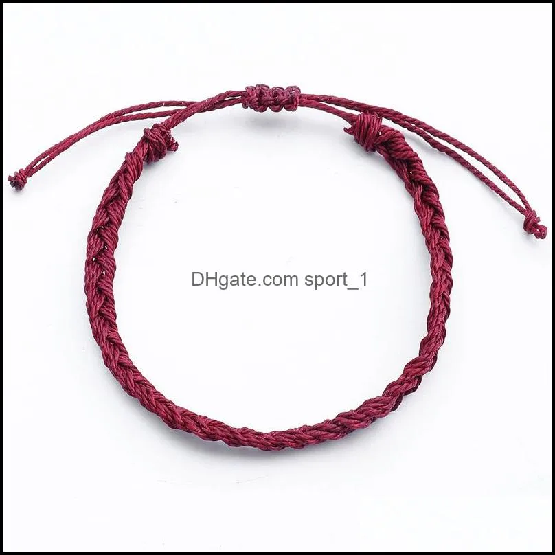 bohemian friendship bracelets handmade woven twist bracelet braided rope bangle for women jewelry dhs m506a f