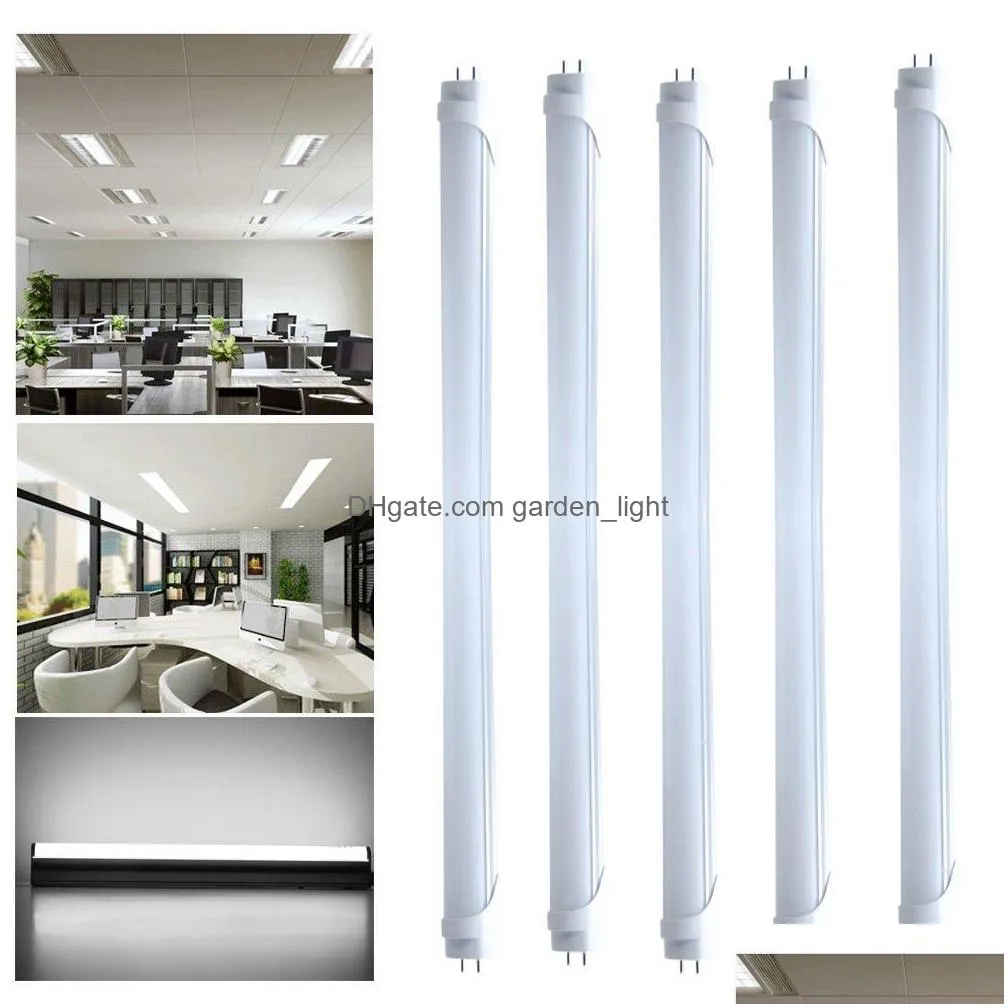 2ft 3ft 4ft t8 led tubes lights g13 binpin led fluorescent bulbs tubes lamp 12w 18w 22w 28w super bright ac 85265v