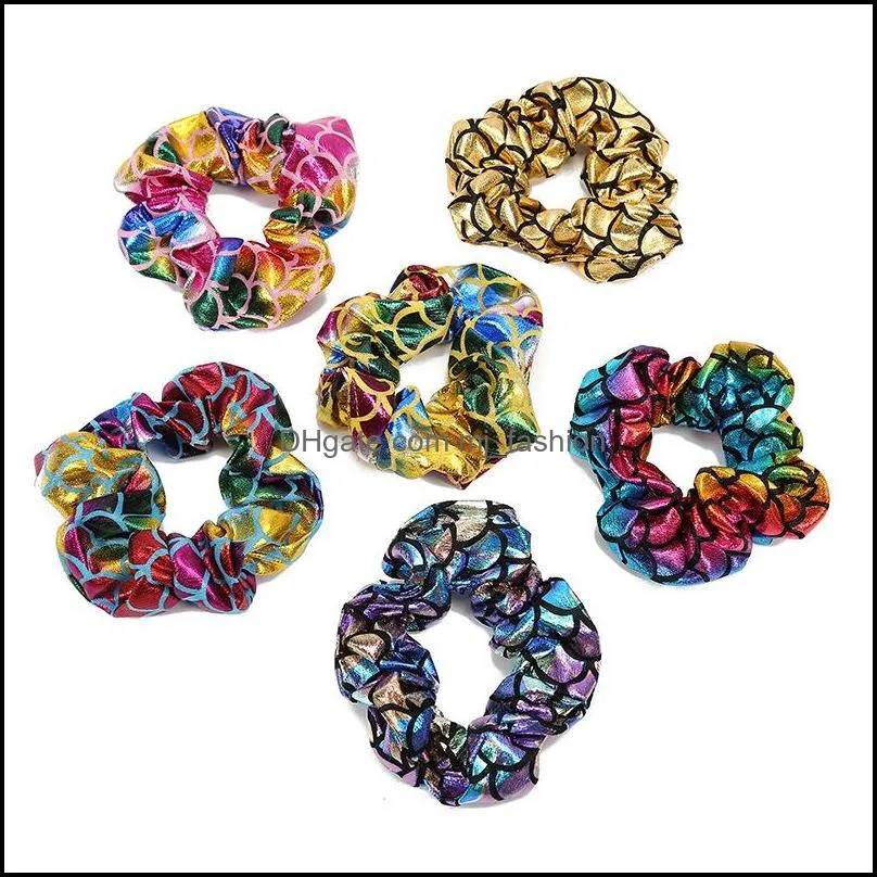 mermaid women hair scrunchies fashion girls scrunchies women hairbands designer girls hair ties hair accessories for women head bands