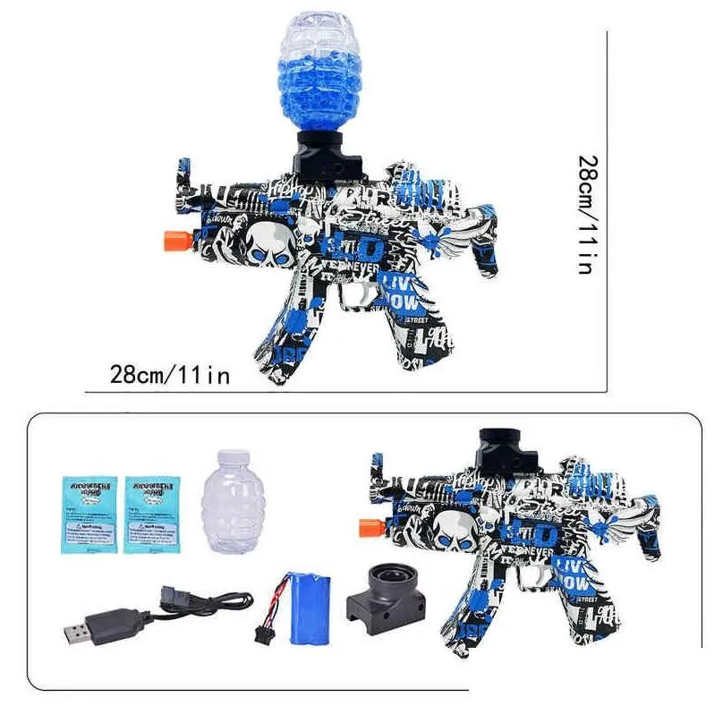 gun toys deal mp5 gel blaster plastic pistol with 15000 hydrogel balls gel gun blaster outdoor shooting game guns for children gift