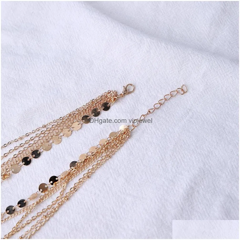 fashion jewelry vintage multilayer necklace faux pearl shell beads pendant necklace choker necklaces