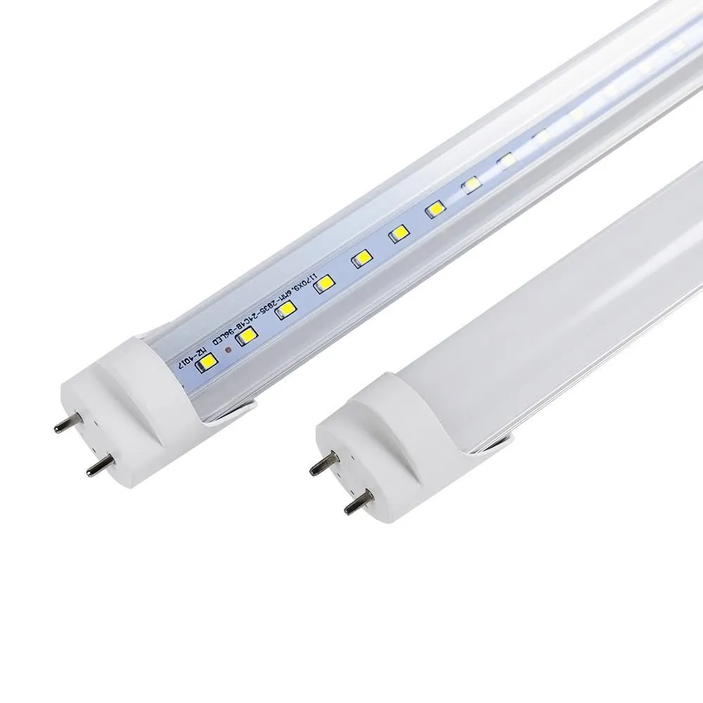 2ft 3ft 4ft t8 led tubes lights g13 binpin led fluorescent bulbs tubes lamp 12w 18w 22w 28w super bright ac 85265v