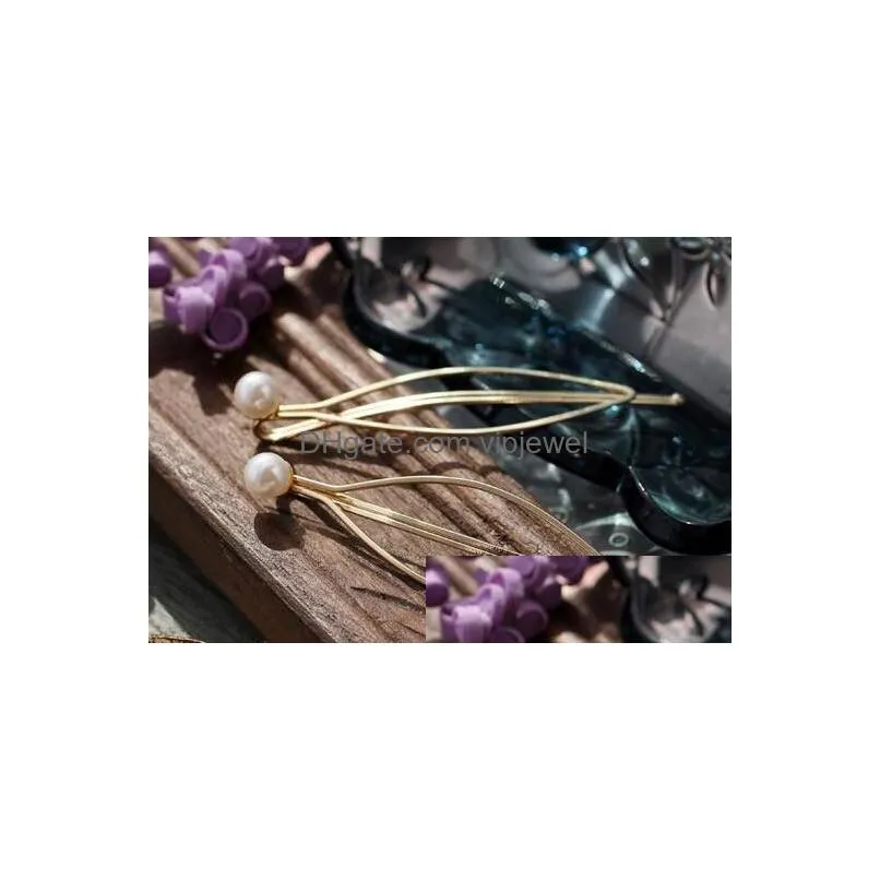 western style accessories for women fashion jewelry atmospheric faux pearl hairpin clip headdress female hair clip pin barrette