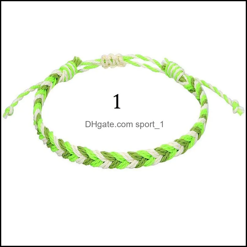 hand woven cotton string bracelet classic style handmade braided adjustable friendship bracelets jewelry for women girls