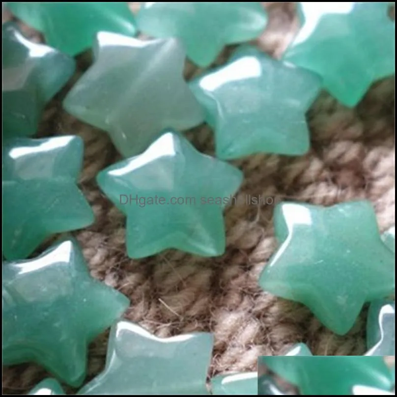 green aventurine natural gemstones 50pcs star shape 6.5x6.5mm loose beads for jewelry diy making earrings necklace bracelet c3