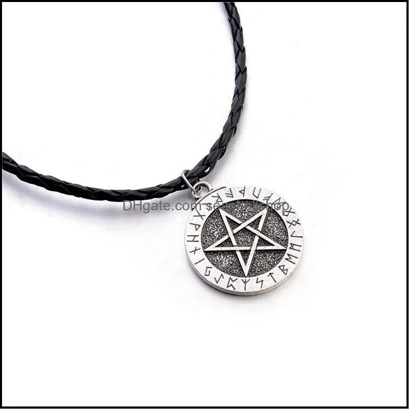 vintage pentagram necklace religious necklace star of jewelry friends charm necklace