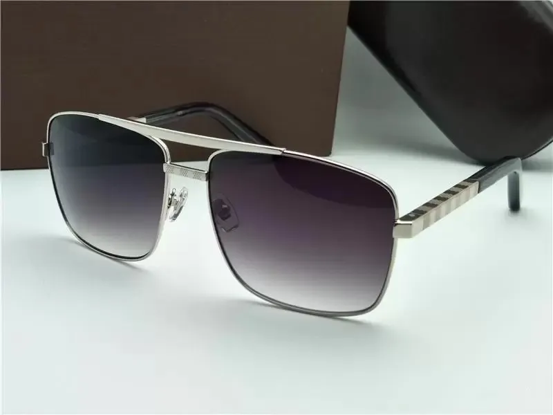 luxury designer sunglasses attitude classic metal black square frame uv 400 protection eyewear for women men with boxes 0259