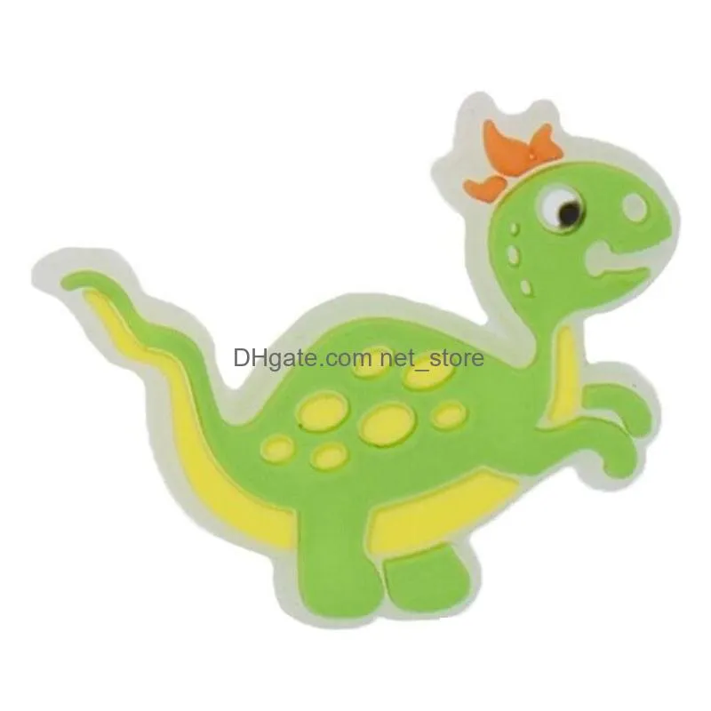 colorfuls lumious dinosaur shoe charms pvc shoecharms buckle glow in the dark cartoon clog charm wristband part