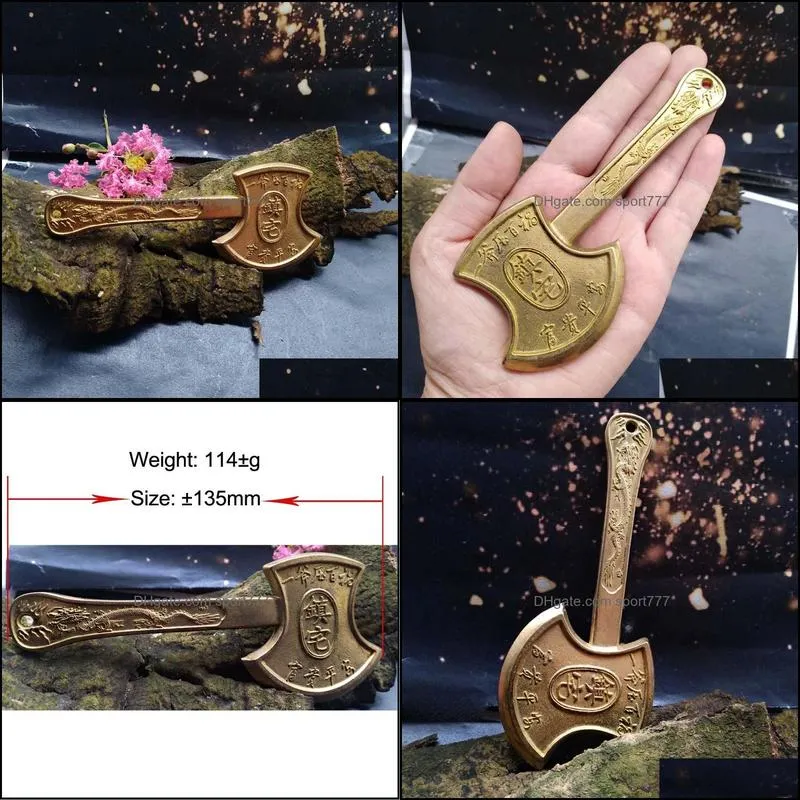 copper axe metal craft talisman decoration feng shui home decor gift of personality