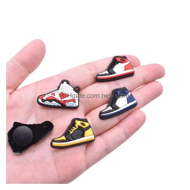  pvc soft rubber shoe accessories sport croc charms clog garden shoecharms buckle decoration bracelet wristband button