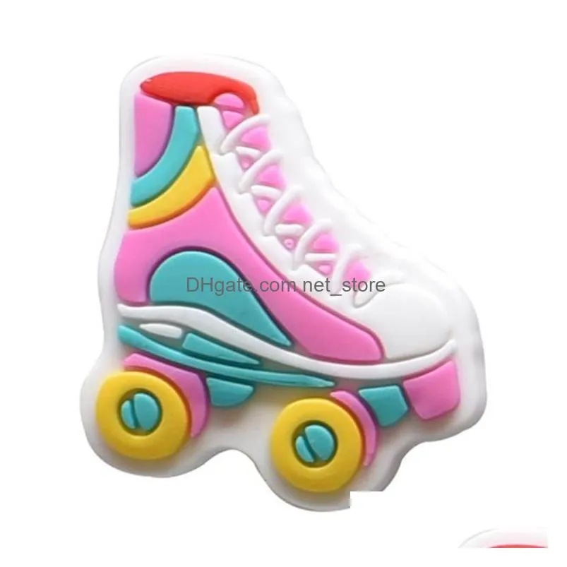 croc charms colorful style pvc different shoe charms for clog decoration