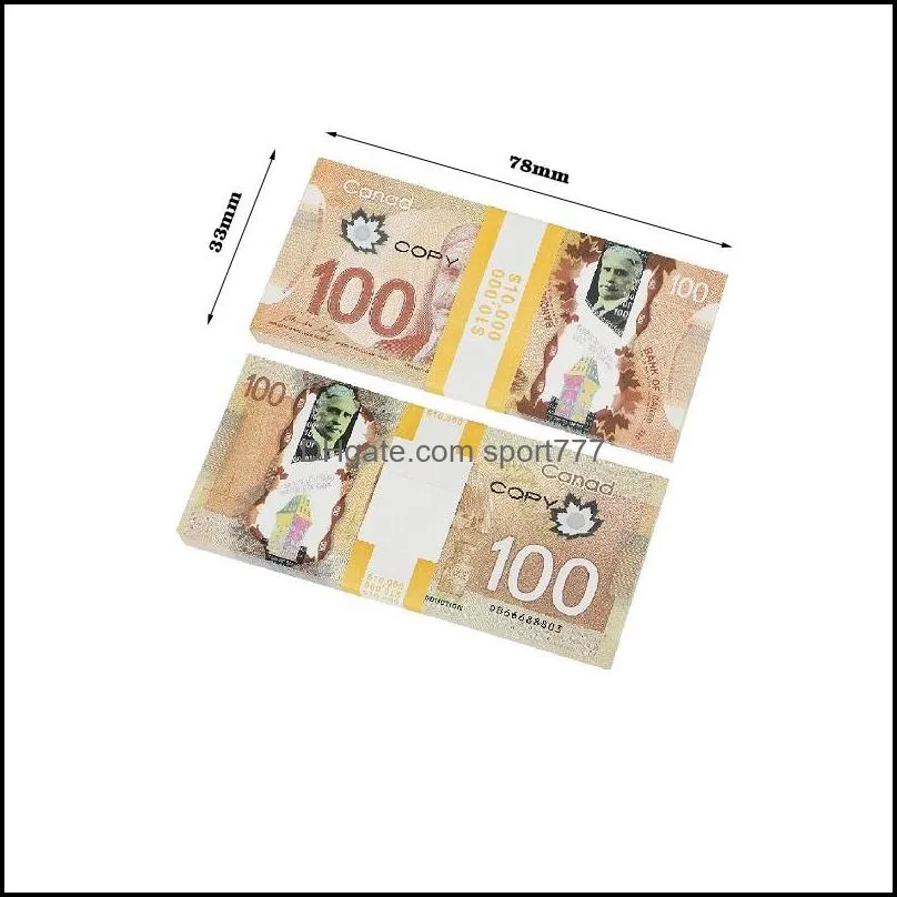 prop money copy banknote 10 dollars toy currency party fake money children gift 50 dollar ticket faux billet