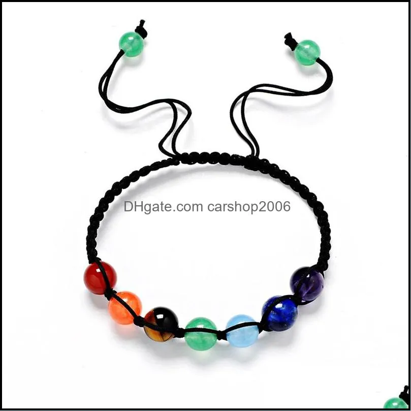  natural stone bracelet for women yoga bead 7 chakra bracelets bangles crystal braided bracelet reiki spiritual jewelry1 790 q2