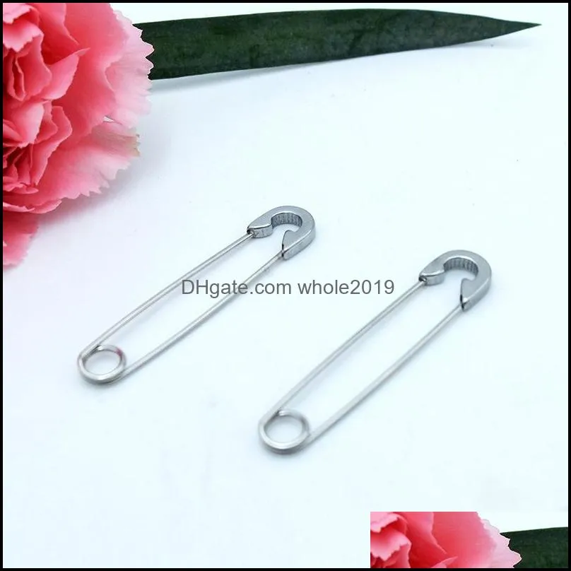 stainless steel pins brooch gold diy brooches badge safety pin craft findings sewing jewelry making supplies