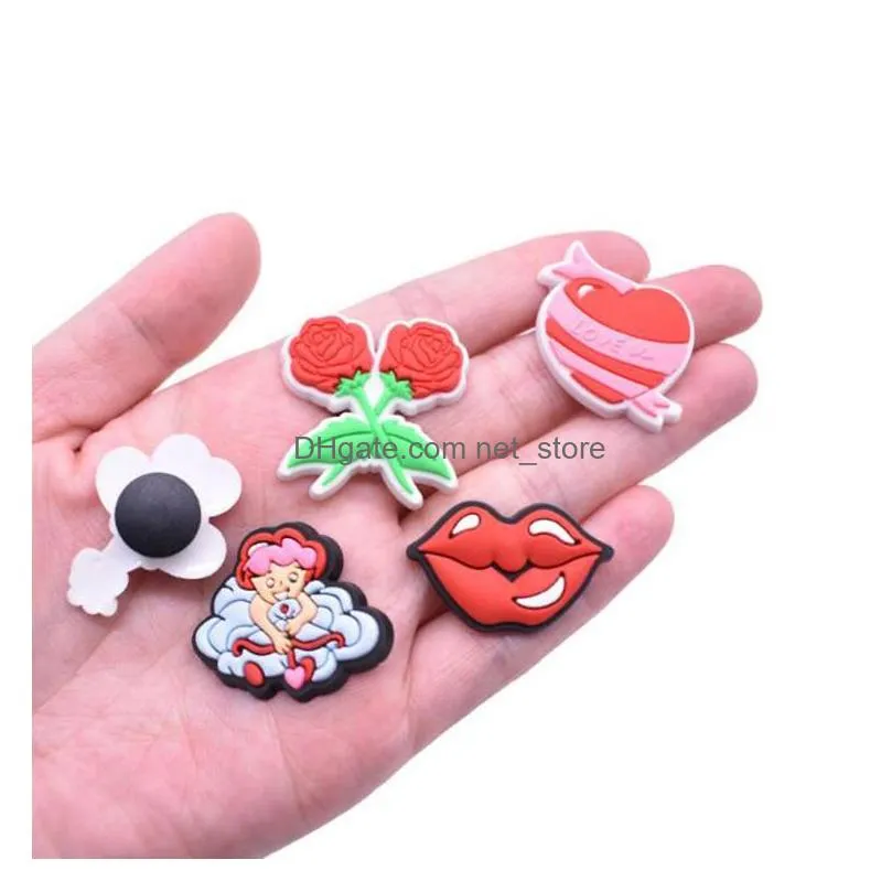 wholesale anime cartoon croc charms shoes and accessories shoe decorations custom shoe lace charm