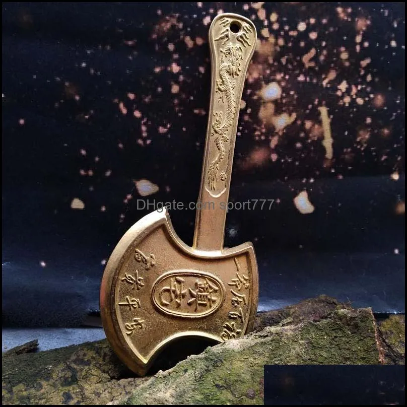 copper axe metal craft talisman decoration feng shui home decor gift of personality