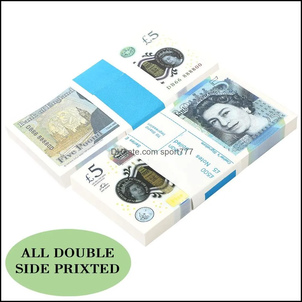 funny toy paper printed money toys uk pounds gbp british 10 20 50 commemorative for kids christmas gifts or video film