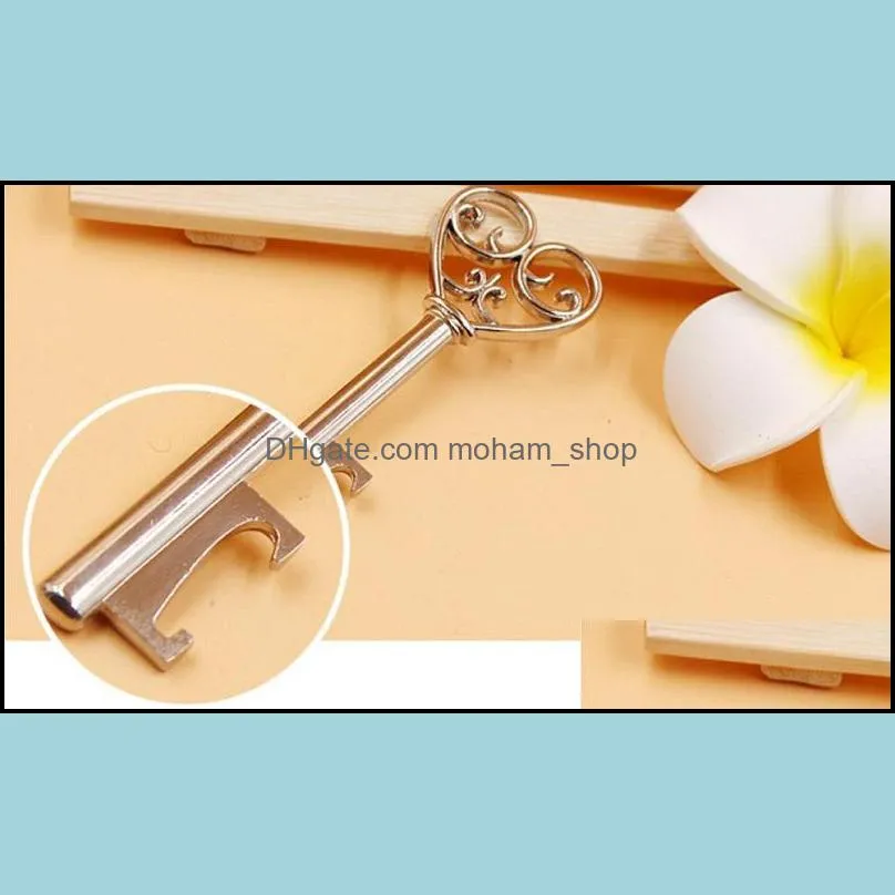 key to my heart bottle opener silver key shaped beer bottle cap opener with exquisite packaging for wedding party favors gift