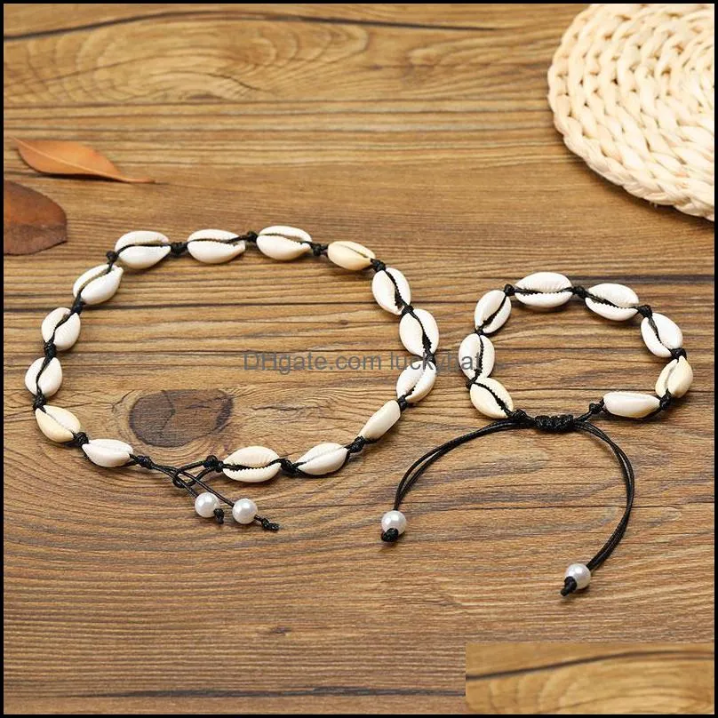  gold silver color cowrie shell necklace nature statement choker necklaces bohemia collar collier women fashion beach jewelry