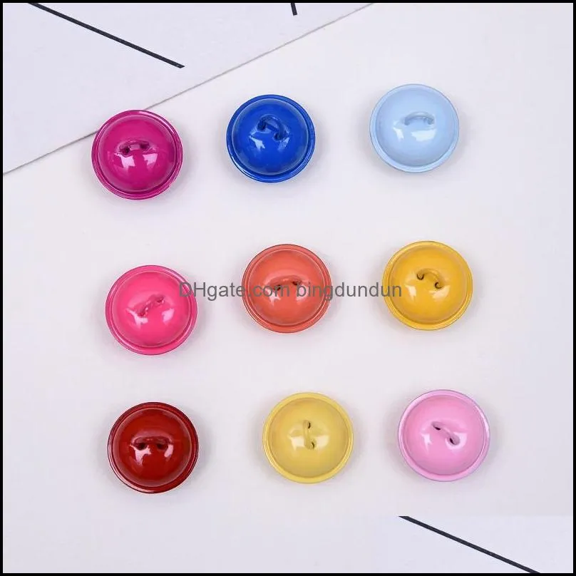 22mm candycolored paint small bells party pet decorate keychain accessories christmas decoration color boll pad11073