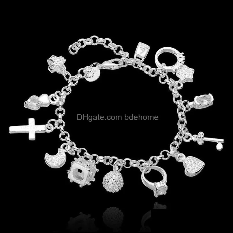 pretty charms bangle bracelet for style infinity bracelets charms 925 ale infinity 925 sterling silver bracelets bdehome