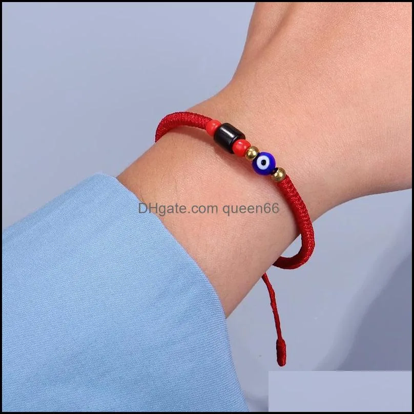 red rope tibetan buddhist bracelets love lucky mexican friendship bracelets evil blue eye bracelets for women men