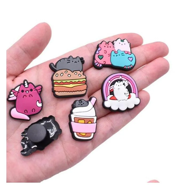 cute cartoon animal croc shoe charms pvc colorfuls shoecharms buckle fashion shoes accessories diy decoration clog charm gift