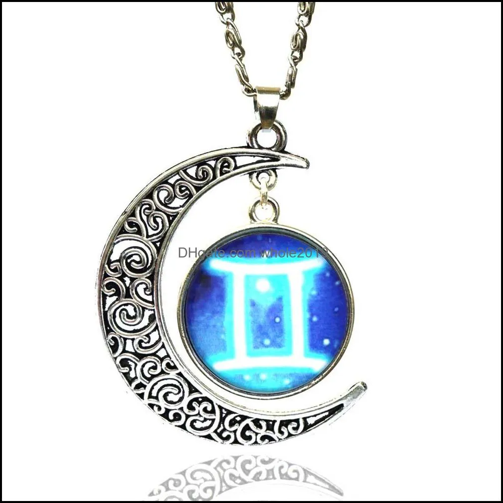 necklaces pendants 12 signs pendant space necklace beautifully jewelry accessories long chains charms necklaces