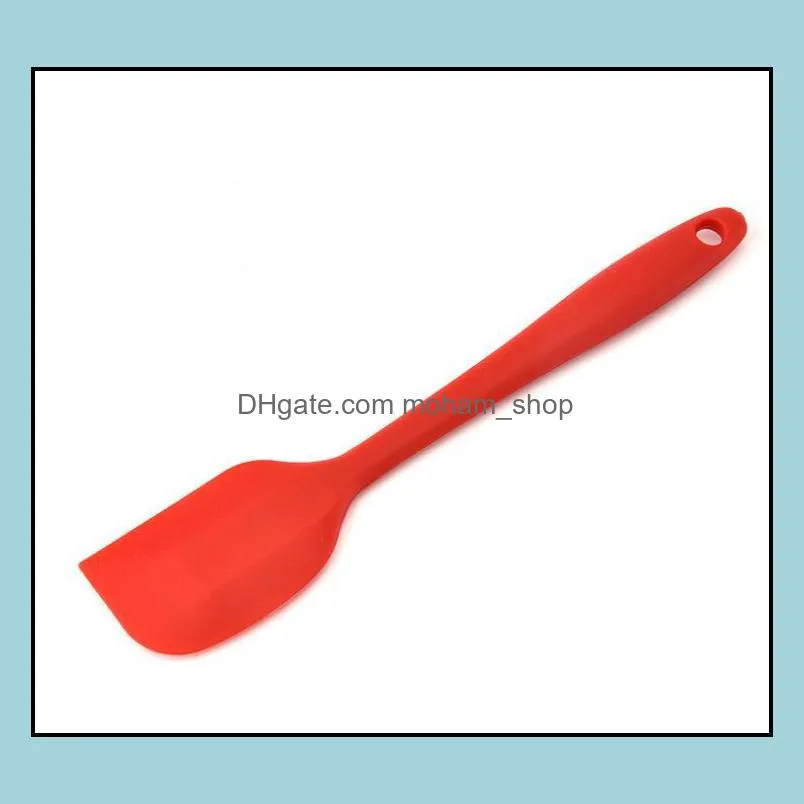  silicone spatula cream/butter scraper nonstick rubber cake spatula for cooking baking heat resistant dishwasher safe bake tools