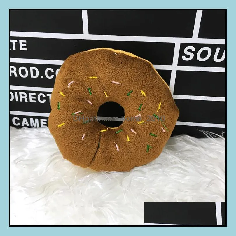 cat dog sound toy sightly lovely chew donut play toys puppy cat training toy chew donut dog pet supplies 10x3cm lxl714q