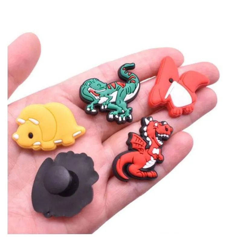 wholesale cartoon super cool shoes accessories garden shoe decorations fit croc charm children party presents