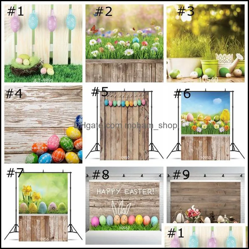 easter backdrop background colorful eggs wall vinyl p ography wooden panel floor home decor wallpapers festival p o portrait for