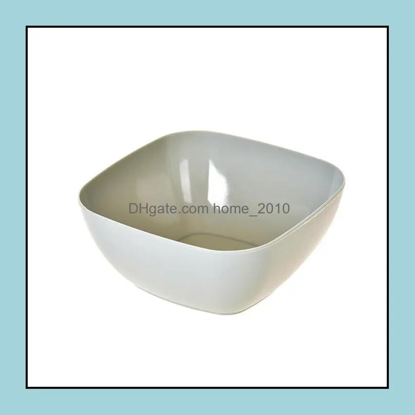 salad bowls melon plate small snack candy dish dried fruit bowl food grade plastic square dinnerware yhm217zwl