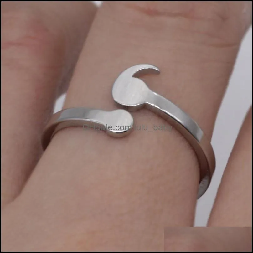 semicolon ring semi colon heart ring suicide depression awareness heart ring women girl inspiration jewelry gifts size 612