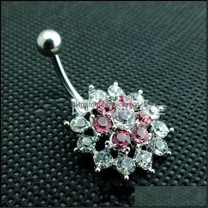 cross heart crown fruit flower belly navel button ring fashion body piercing jewelry 26 d3